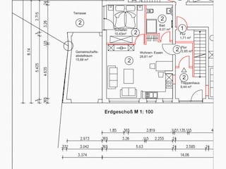 Grundriss Ferienwohnung 2