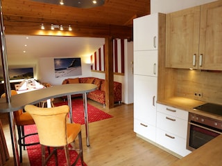 Adler - Küche und Wohnbereich