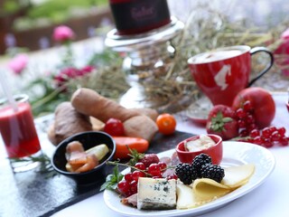 Frühstück auf der Terrasse