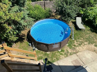 Blick auf den Garten