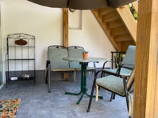Terrasse im Erdgeschoss