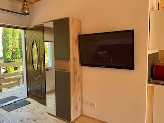 Eingang zum Dachstudio