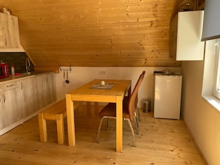 Kühlschrank im Dachstudio