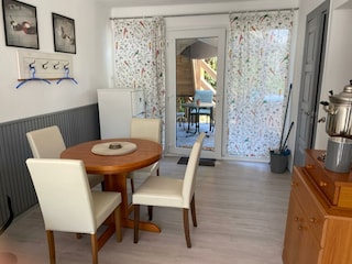 Esstisch im Erdgeschoss