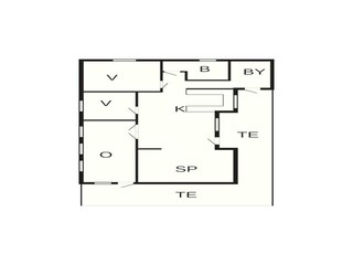 Casa de vacaciones Søndervig Plano de planta 18