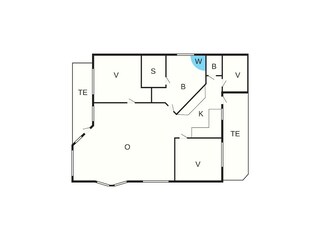 Ferienhaus Udsholt Strand Grundriss 43