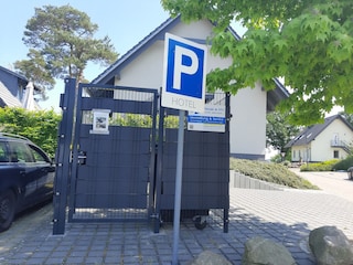 kostenloses  Parken in der Ferienanlage