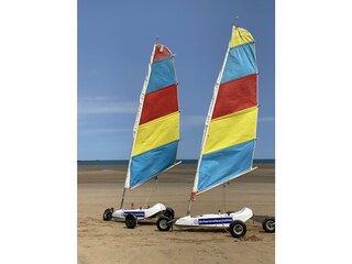 Strandsegeln in Asnelles