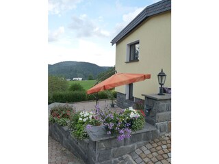 Gemütliche Sitzecke Ferienwohnung