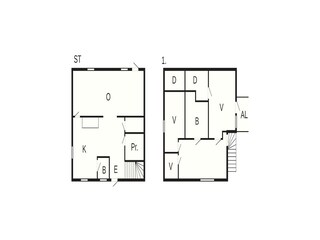 Vakantiehuis Visby Grondplan 44