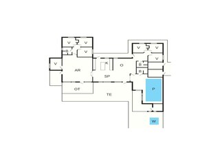 Vakantiehuis Løkken Grondplan 18