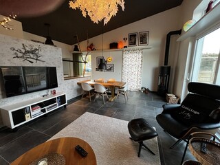 Wohnzimmer, Blick zum Essplatz