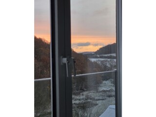 Schlafzimmerausblick