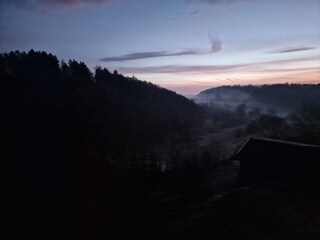 Schlafzimmerausblick