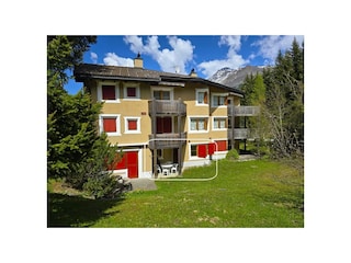 Ferienwohnung Lenzerheide Außenaufnahme 2