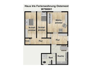 Appartement de vacances Friederikensiel Plan d'étage 19