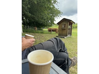 Entspannen bei einer Landpause