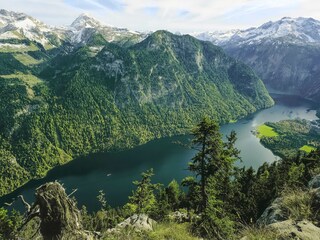 Blick von der Achenkanzel zum Königssee