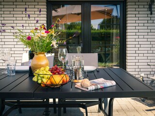 Terrasse vom Ferienhaus