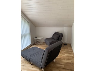 Galerie mit Relaxsesseln