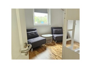 2. Schlafzimmer mit Etagenbett im OG