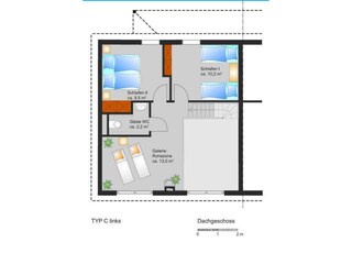 Casa de vacaciones Nordhorn Plano de planta 58