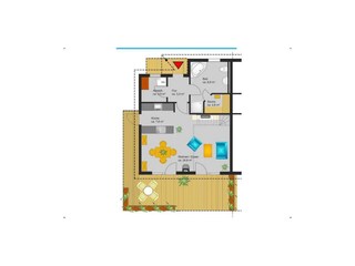 Casa per le vacanze Nordhorn Pianta del piano 60