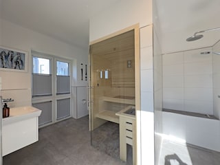Duschbad mit Sauna Dünenhus