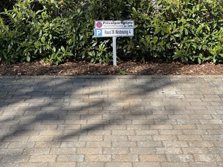Parkplatz für Wohnung Dünenhus
