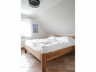Blick ins Schlafzimmer