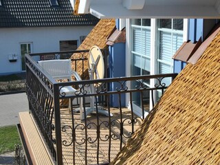 Südbalkon am Wohnzimmer