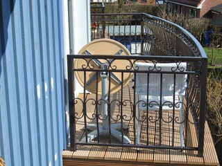 Südbalkon am Schlafzimmer