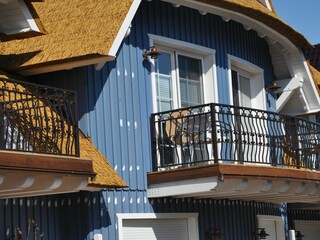 Blick auf den Schlafzimmerbalkon