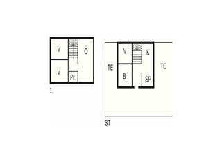Vakantiehuis Tysnes Grondplan 41