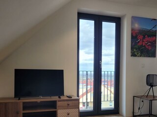 Wohnzimmer Richtung Loggia