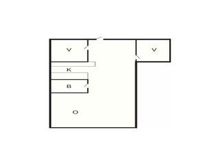 Vakantiehuis Fjellerup Strand Grondplan 40