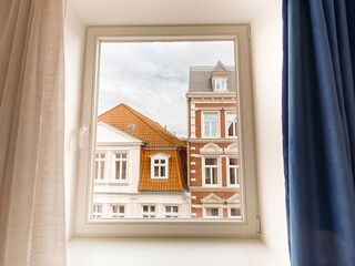 Stadtansicht aus dem Wohnzimmer