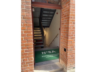 Eingang BoardingHouse No 8A in Lüneburg