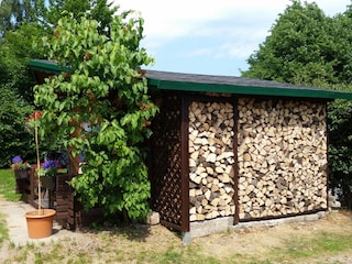 Kaminholz optional verfügbar