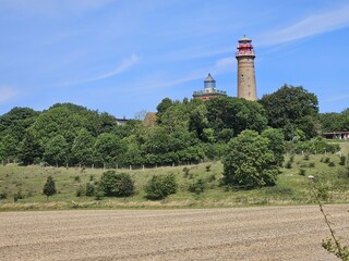 Blick auf Leuchtturm Kap Arkona