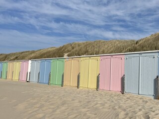 Strandhäuschen in Oostkapelle
