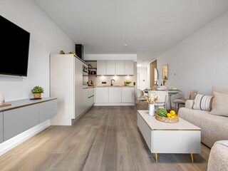 Wohnbereich mit TV und WLAN