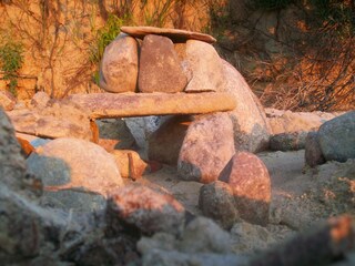 Kreativität am Strand ist für alle prima