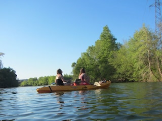 Kayakfahrt auf dem Hérault