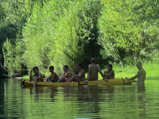 Kayakfahrt am Hérault
