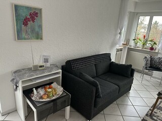 Arbeitsecke im Wohnzimmer