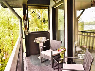 Balkon mit Fernblick