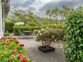 Garten des Ferienhauses