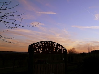 Abendstimmung auf der Ranch