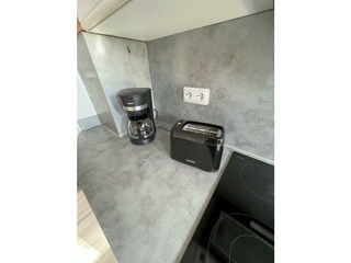 Küche Kaffemaschiene, Toaster